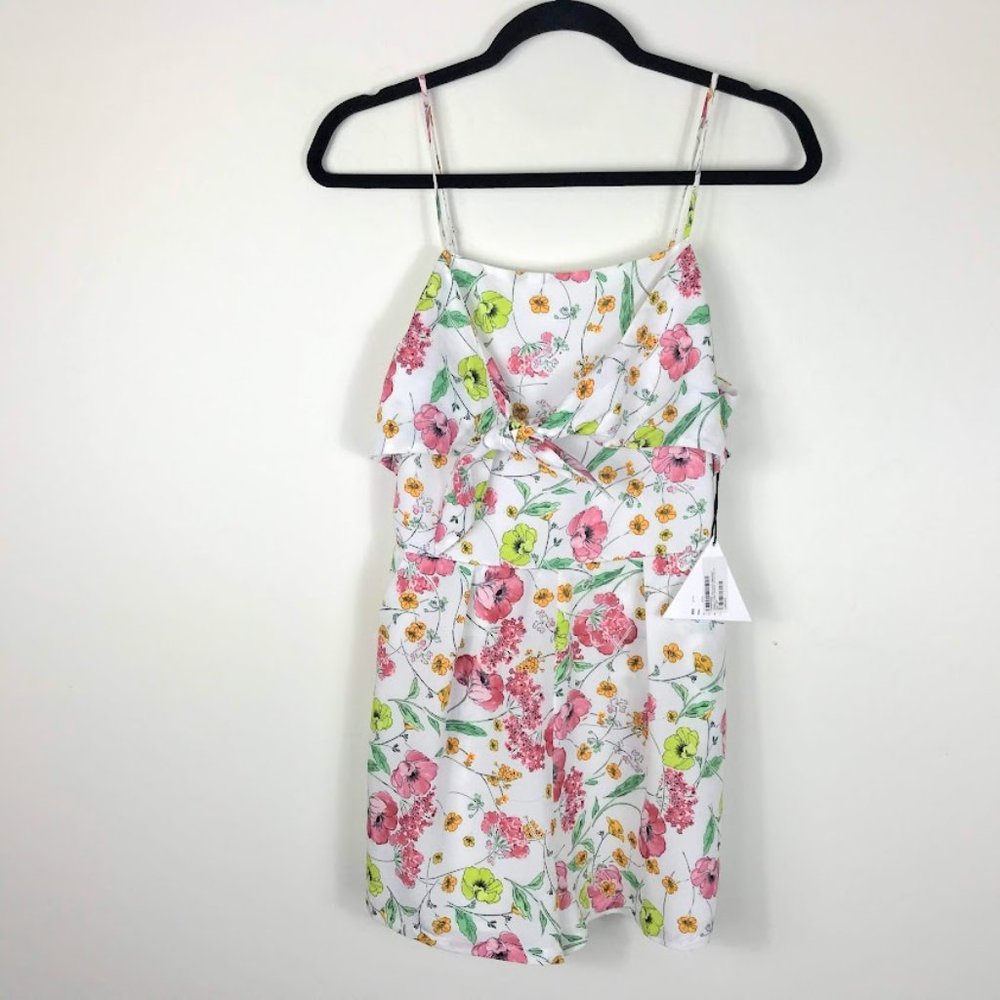 Lost + Wander Jungle Lush Floral Romper NWT Size S